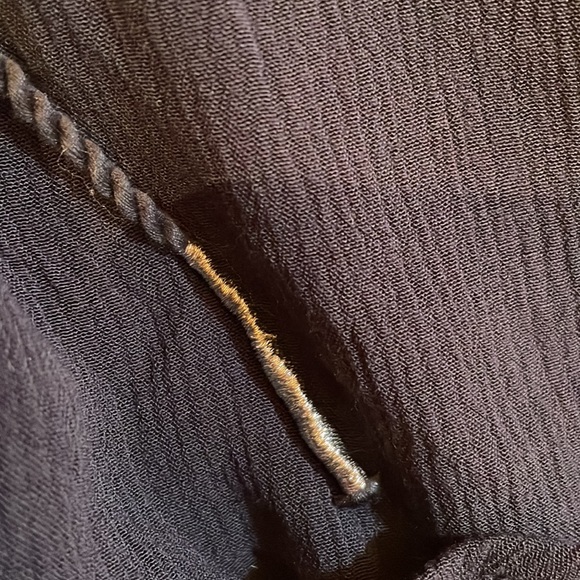 NWT Navy Blue Lace Blouse by American Eagle - Picture 7 of 8